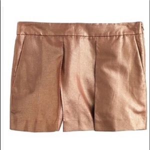 J. Crew Copper Linen/Cotton Skort_Size 8